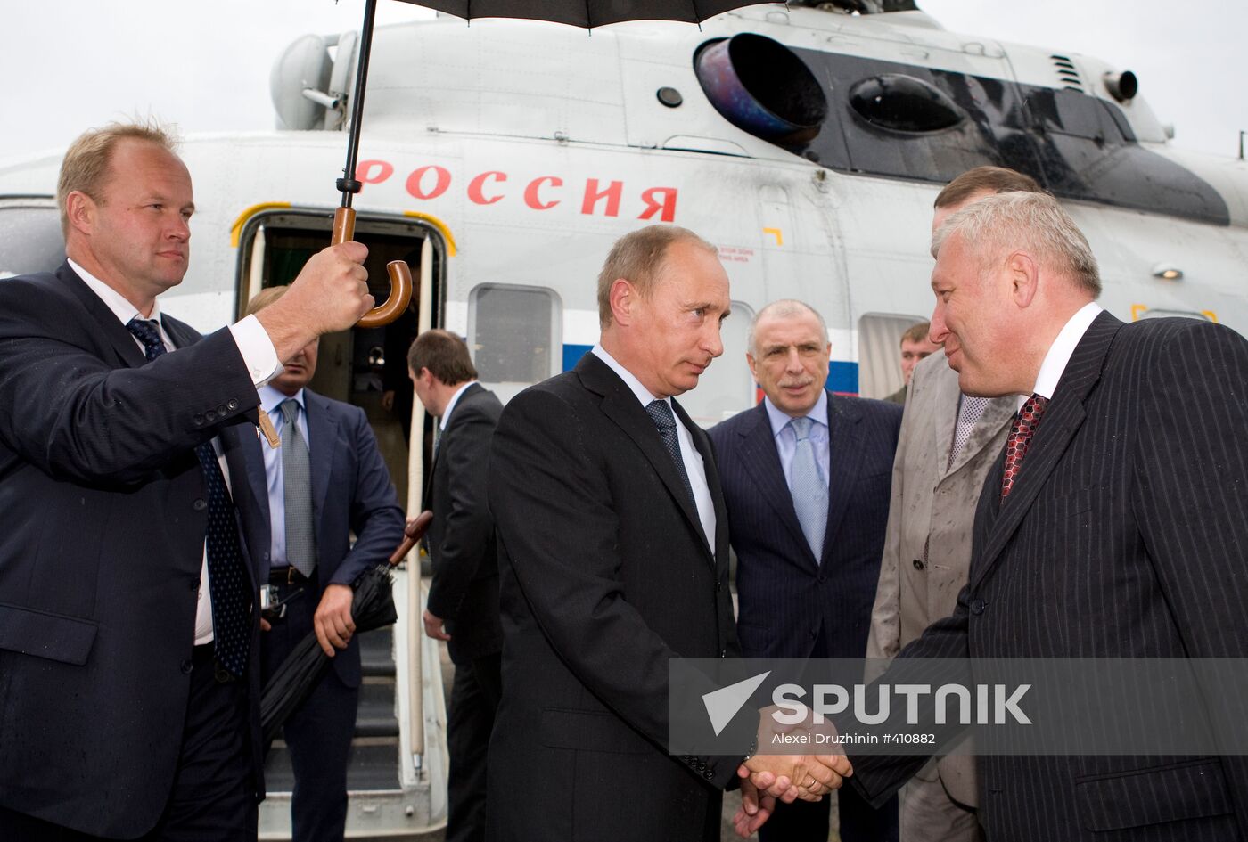 Russian PM Vladimir Putin visits North Western Federal District