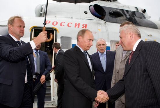 Russian PM Vladimir Putin visits North Western Federal District