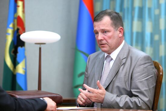 Karelia governor Sergei Katanandov