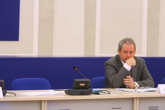 Regional Development Minister Viktor Basargin