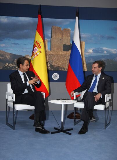 Closing day of G8 summit in Italy