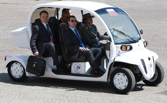 Closing day of G8 summit in Italy