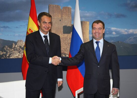 Closing day of G8 summit in Italy