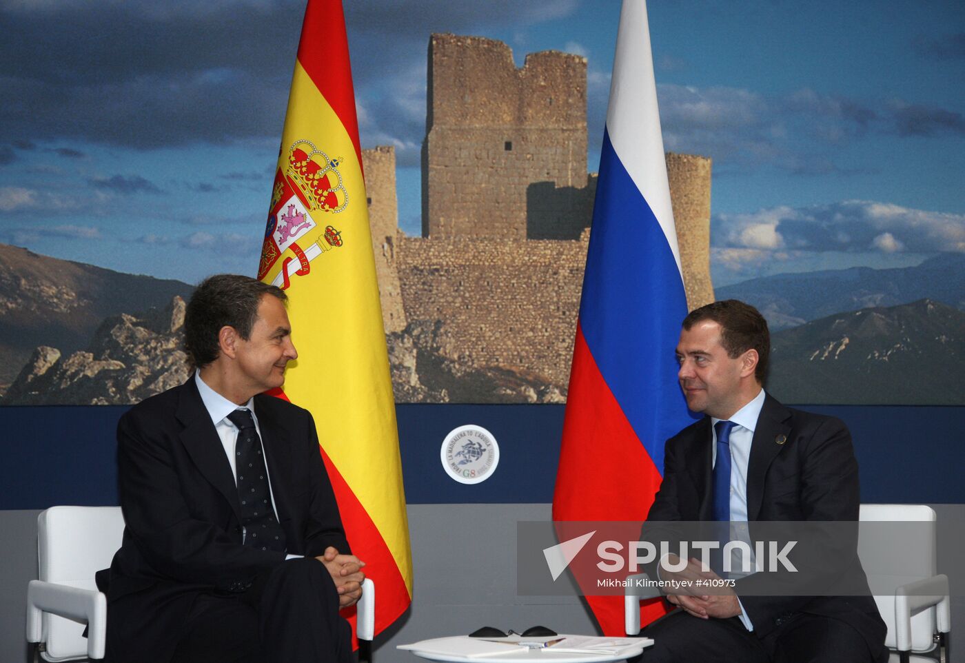 Closing day of G8 summit in Italy