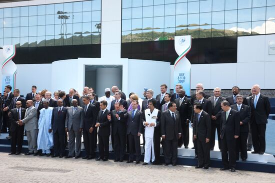 Closing day of G8 summit in Italy