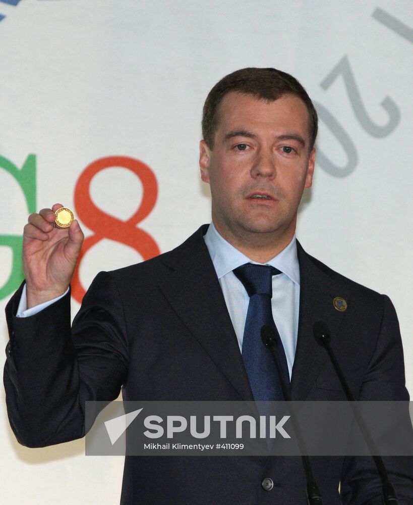 Closing day of G8 summit in Italy