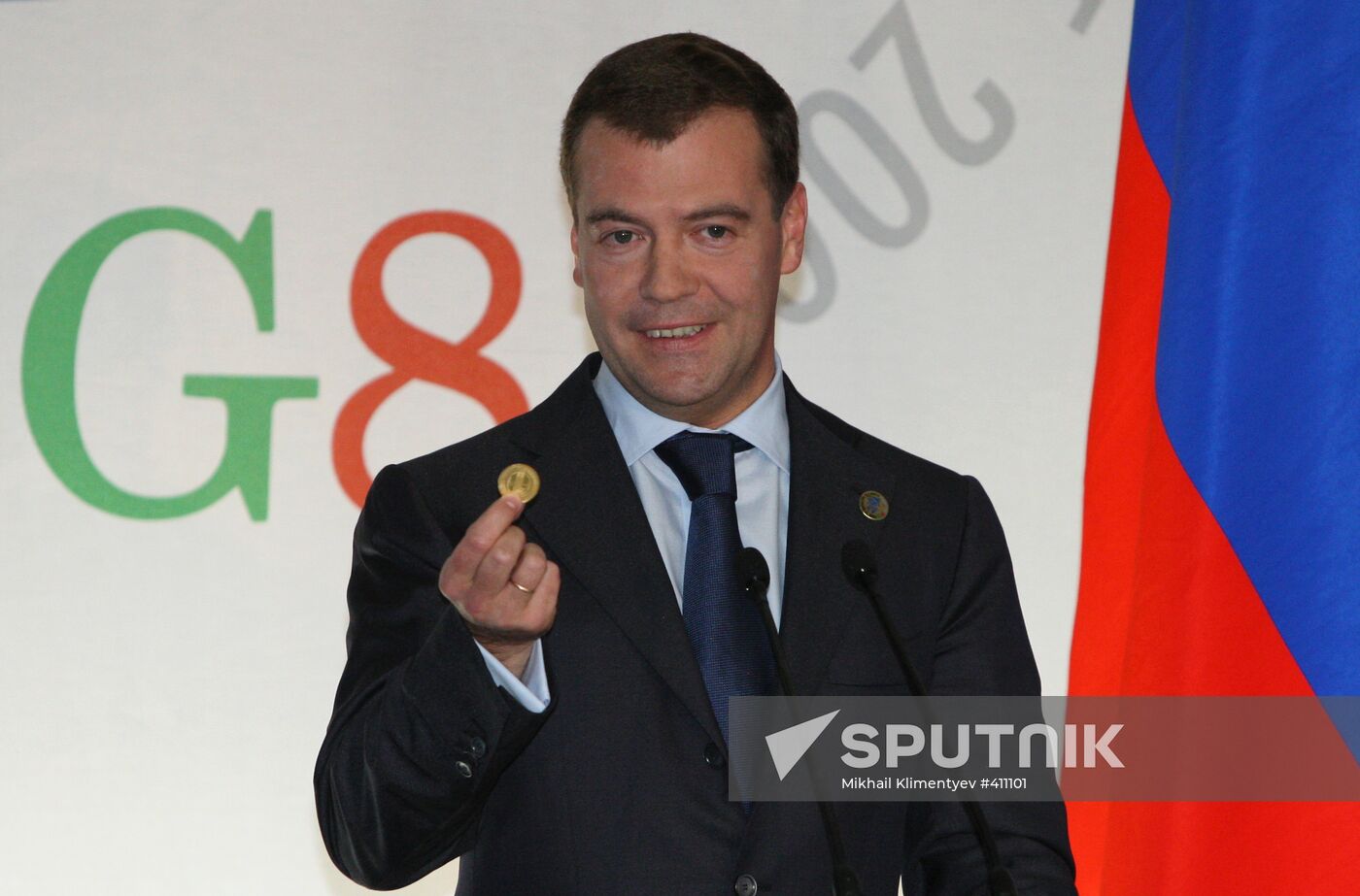 Closing day of G8 summit in Italy