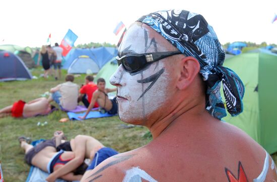 Nashestviye 2009 rock festival in the Tver Region.