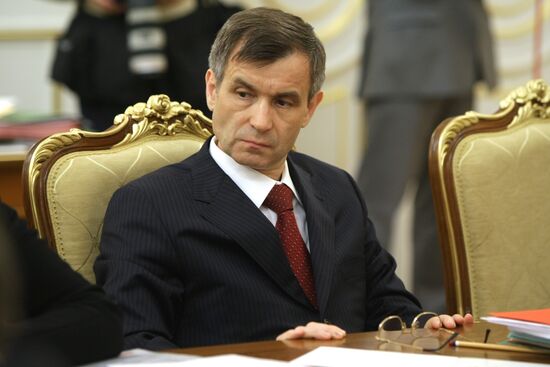 Rashid Nurgaliyev attends government presidium session