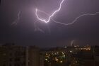 Thunderstorm in Moscow