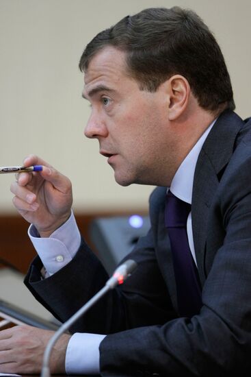 President Dmitry Medvedev holds video conference with citizens