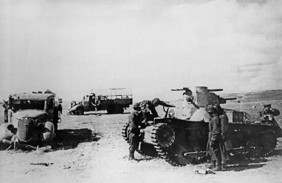 Captured Japanese military equipment in 1939