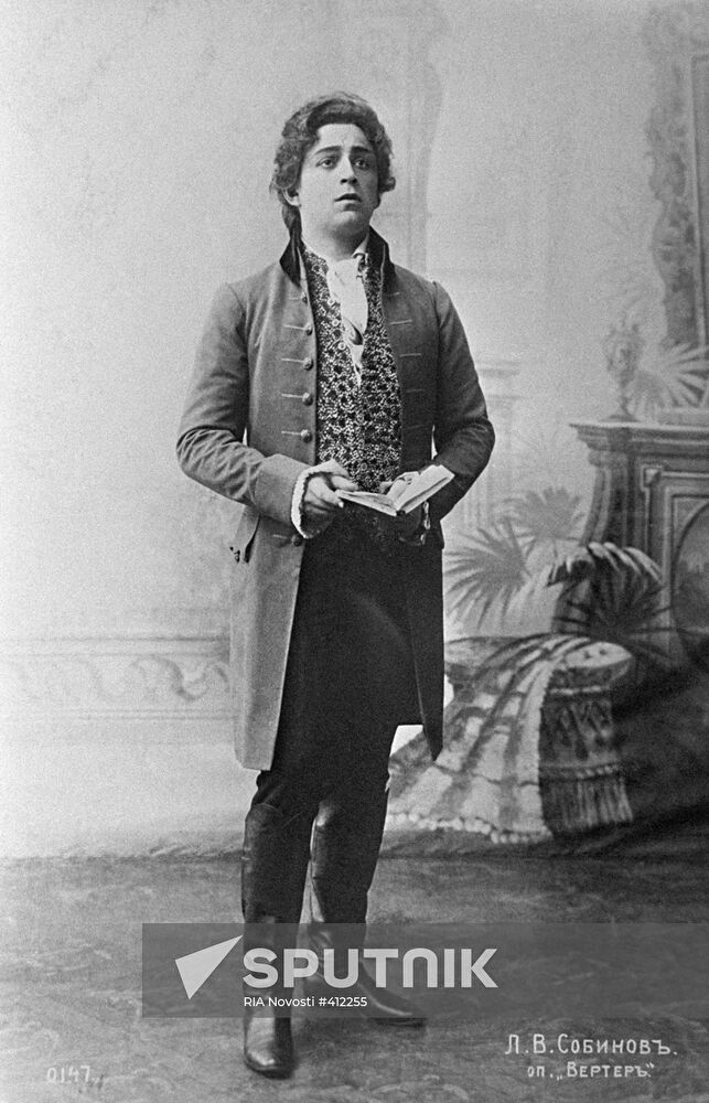 Russian opera singer Leonid Sobinov