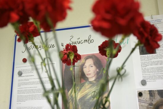 Human rights activist Natalia Estemirova murdered