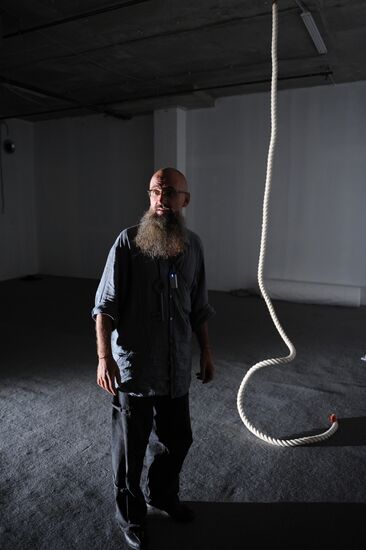 Oleg Kulik preparing for Biennale of Contemporary Art