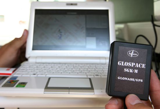 Presenting GLONASS sat nav system specially for government cars