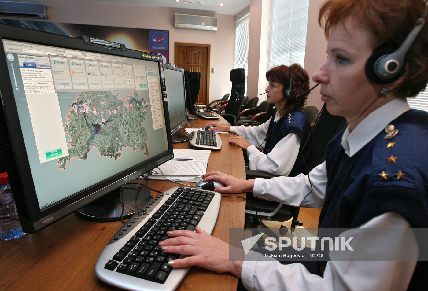 Presenting GLONASS sat nav system specially for government cars