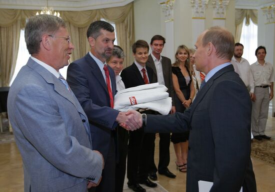 Vladimir Putin meets with Sovetsky Sport editors