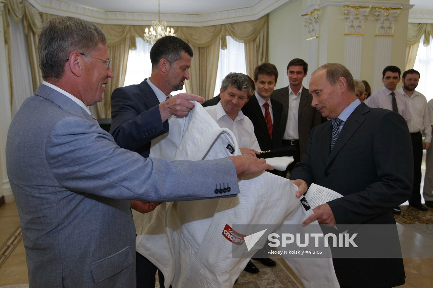 Vladimir Putin meets with Sovetsky Sport editors
