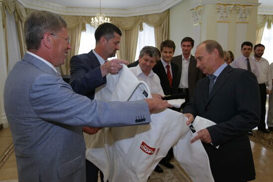 Vladimir Putin meets with Sovetsky Sport editors
