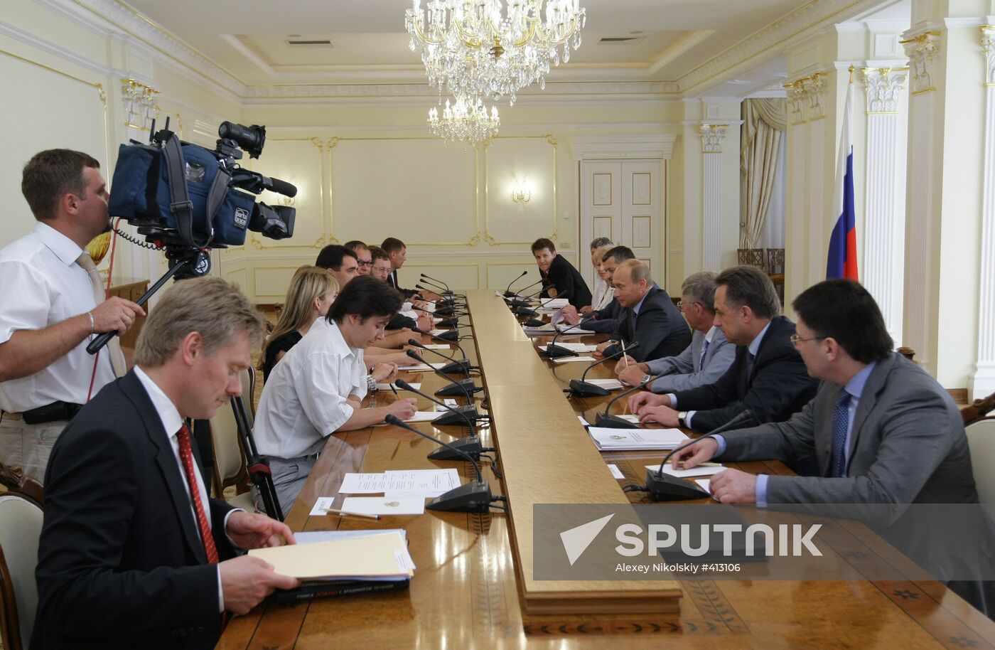 Vladimir Putin meets with Sovetsky Sport editors