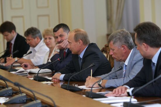 Vladimir Putin meets with Sovetsky Sport editors
