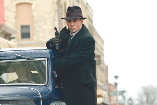 Johnny Depp starring in Public Enemies