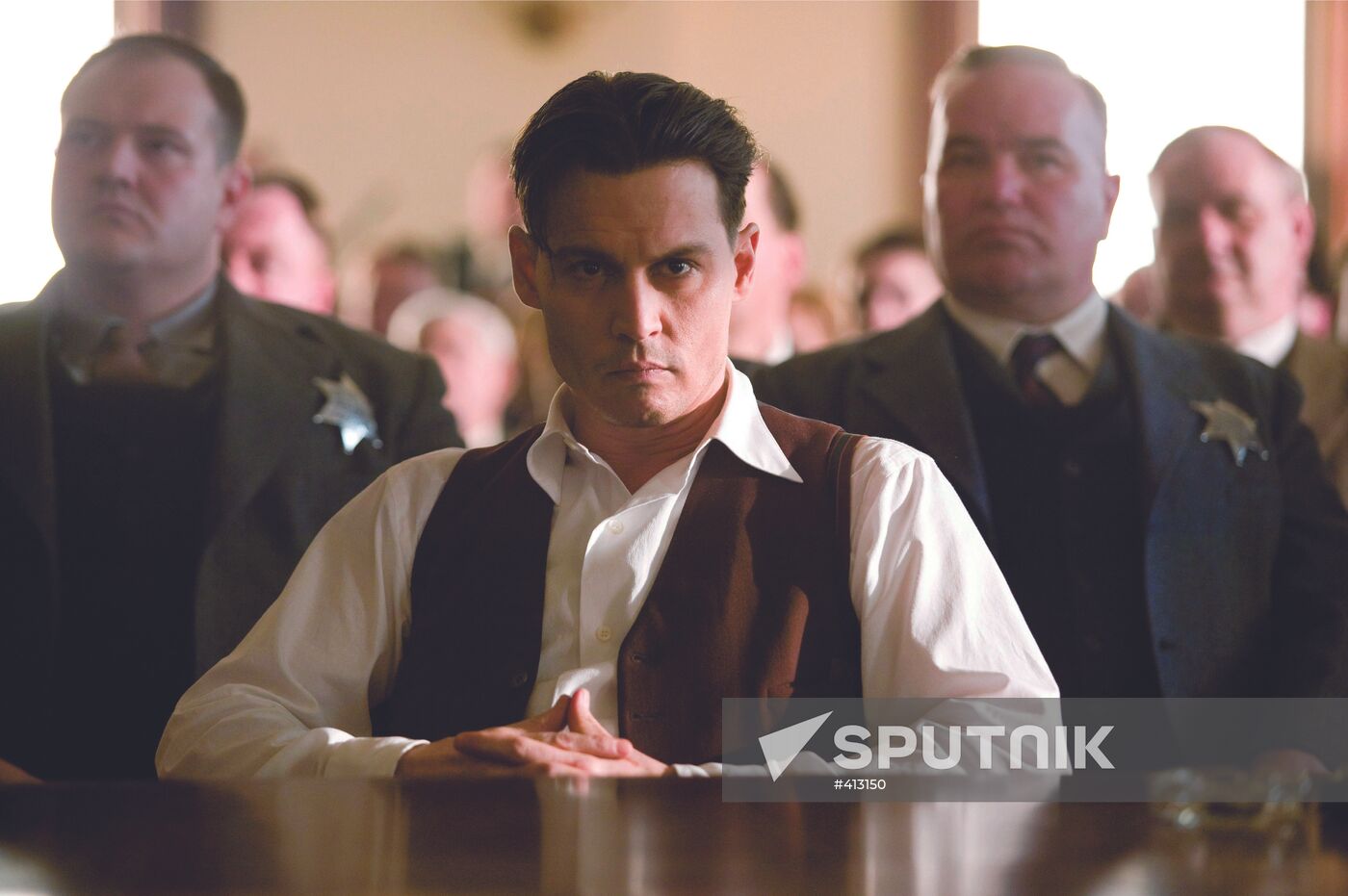 Johnny Depp starring in Public Enemies