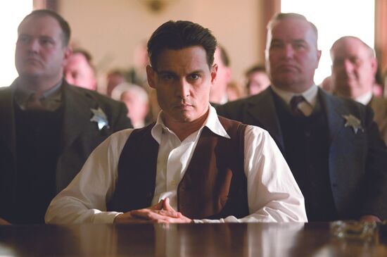 Johnny Depp starring in Public Enemies