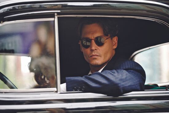 Johnny Depp starring in Public Enemies