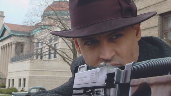 Johnny Depp starring in Public Enemies