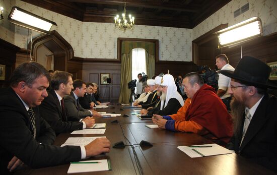 Dmitry Medvedev attends meeting on religion and ethics