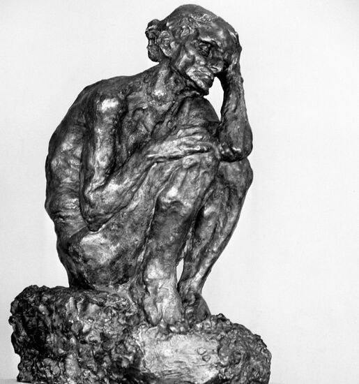 "Old Age." Bronze. 1906.