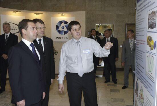 President Dmitry Medvedev visiting Volga Federal District