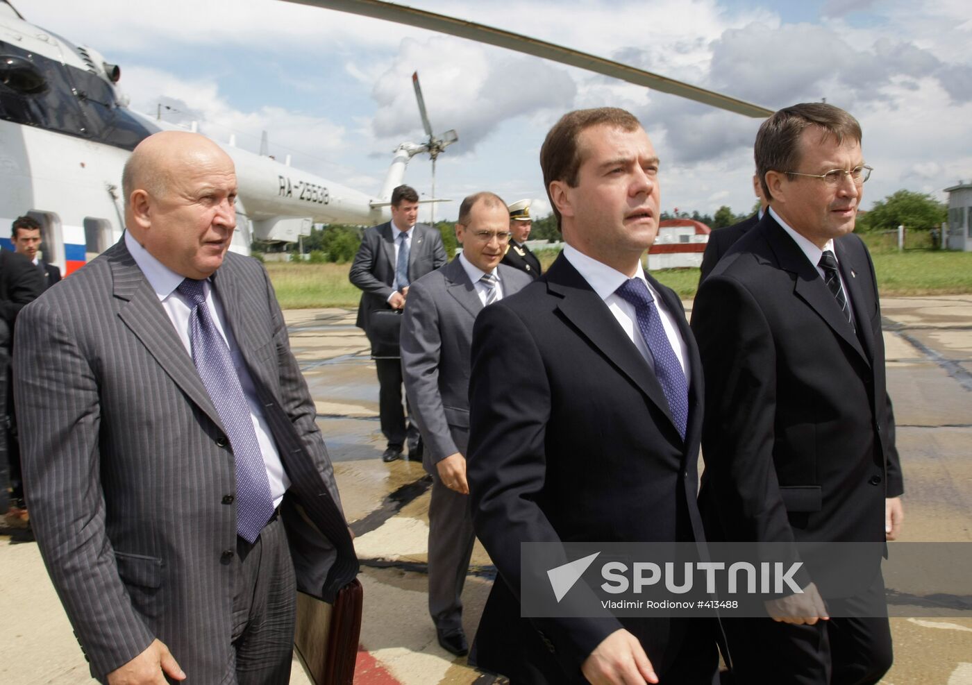 President Dmitry Medvedev visiting Volga Federal District