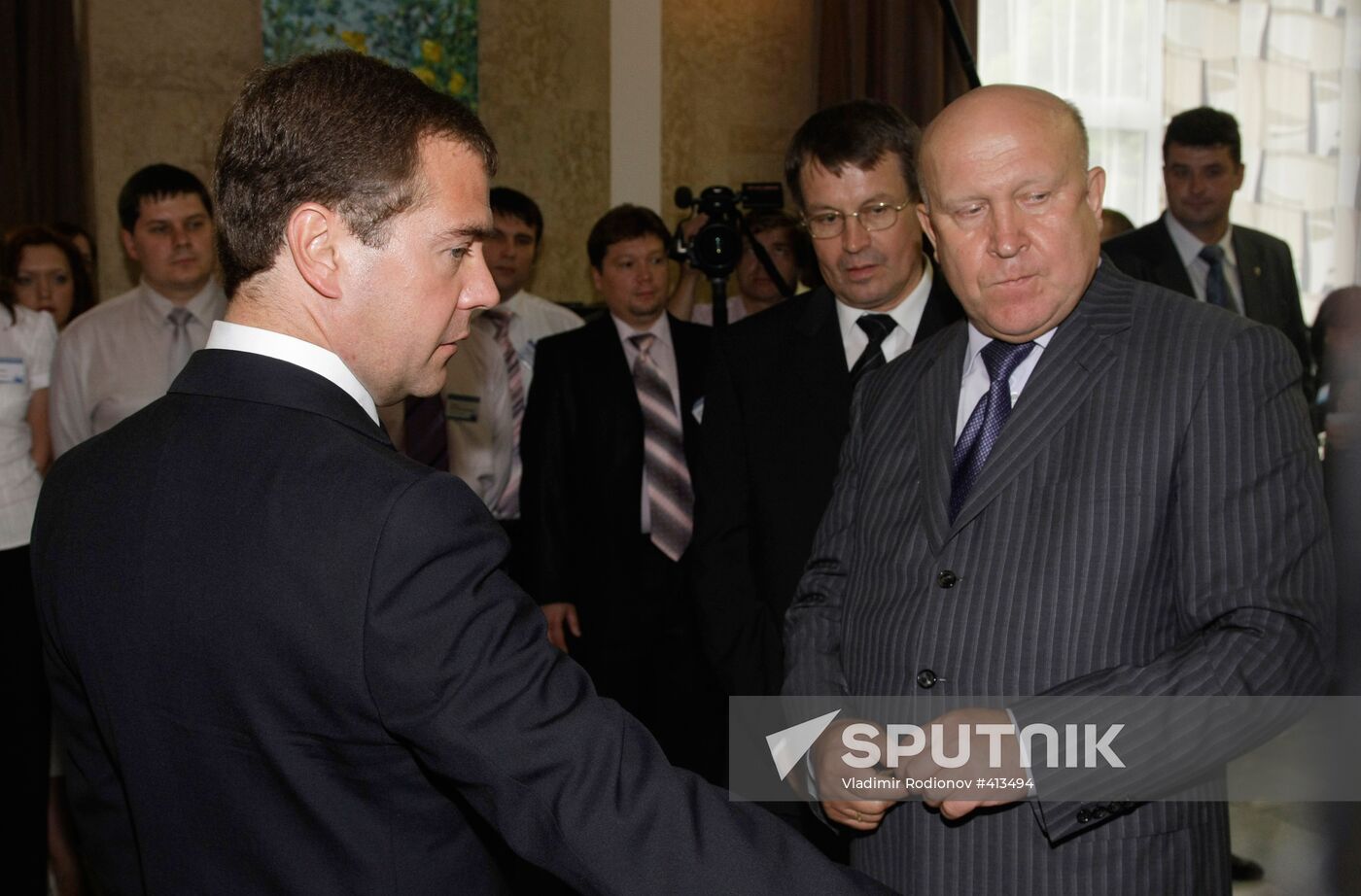 President Dmitry Medvedev visiting Volga Federal District