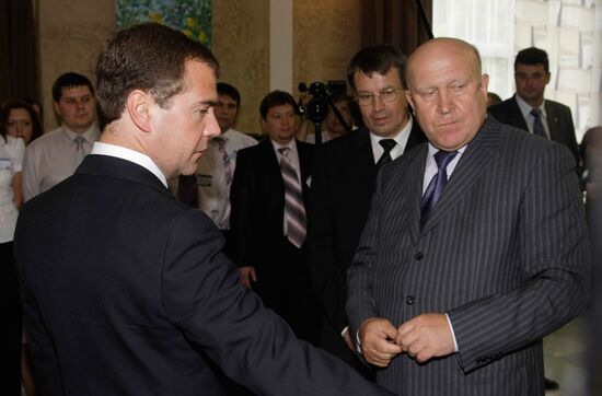 President Dmitry Medvedev visiting Volga Federal District