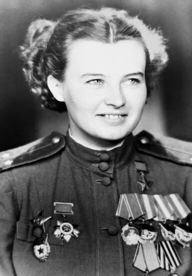 Guard lieutenant Natalia Meklin (Kravtsova)