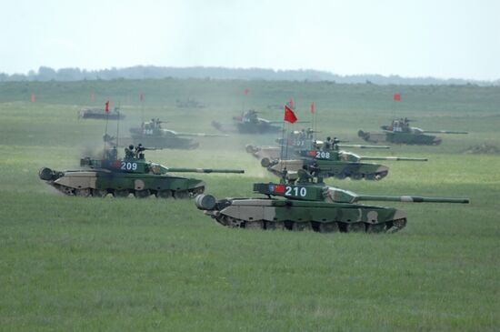Peace Mission 2009 military exercise final rehearsal in China