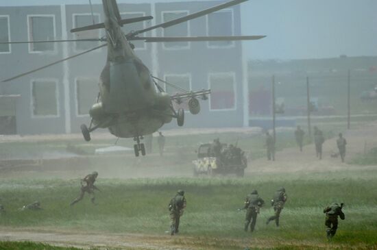 Peace Mission 2009 military exercise final rehearsal in China