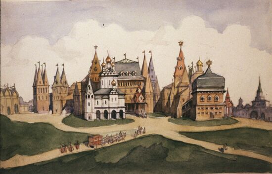 17th century: Tsar's palace in Kolomenskoye