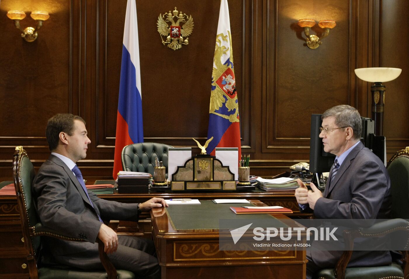 Dmitry Medvedev meeting with Yury Chaika