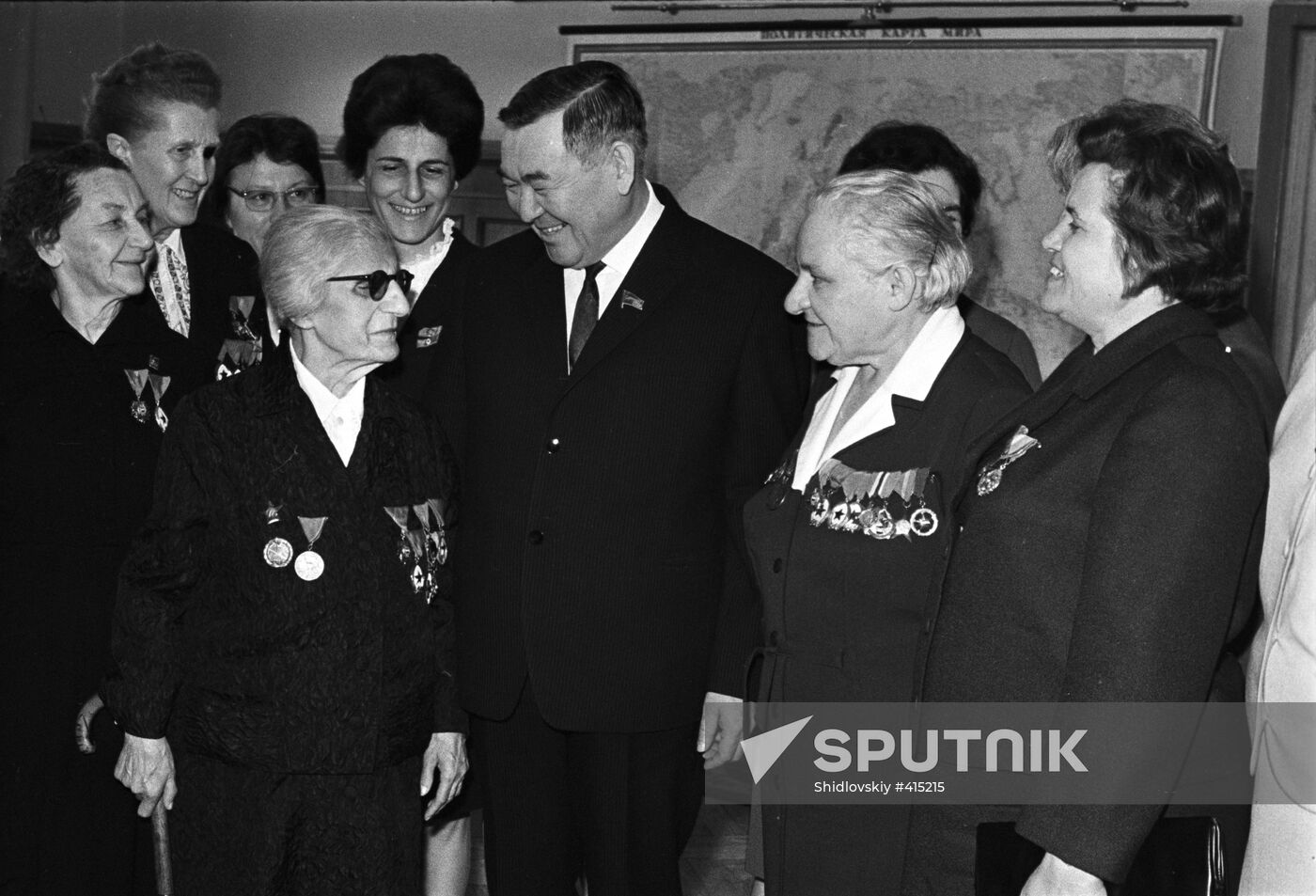 Delegation of HSWP veterans' and women's movement