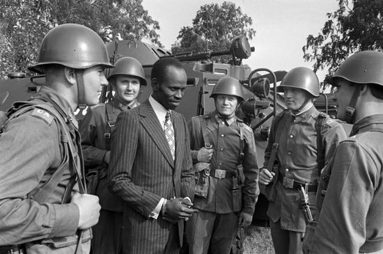 Mali Defense Minister Kisim Dukar in Moscow