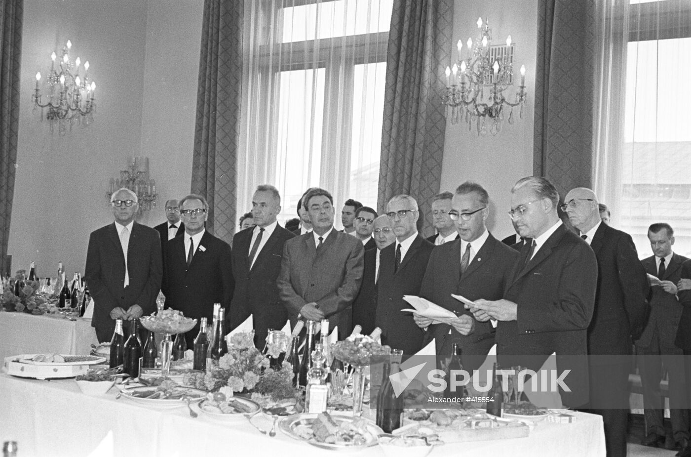 Supreme Soviet's Presidium received by GDR delegation