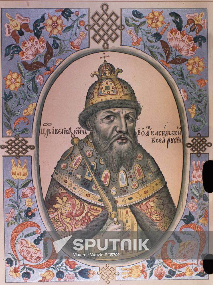 Reproduction of Ivan the Terrible portrait