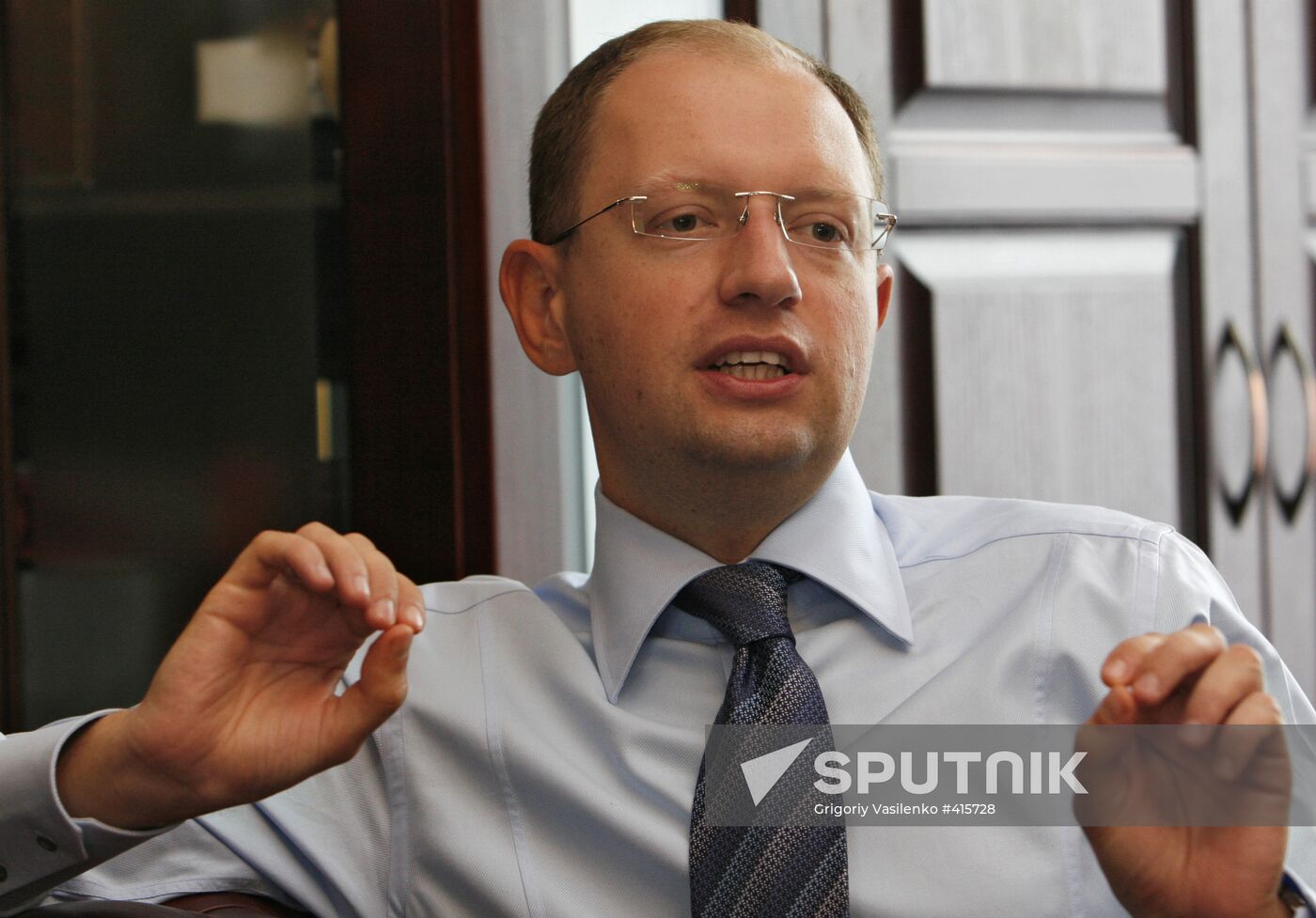 Arseny Yatsenyuk, leader of the Front of Change