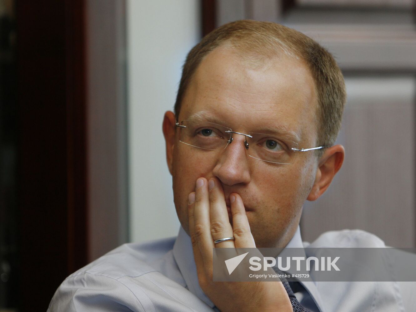 Arseny Yatsenyuk, leader of the Front of Change