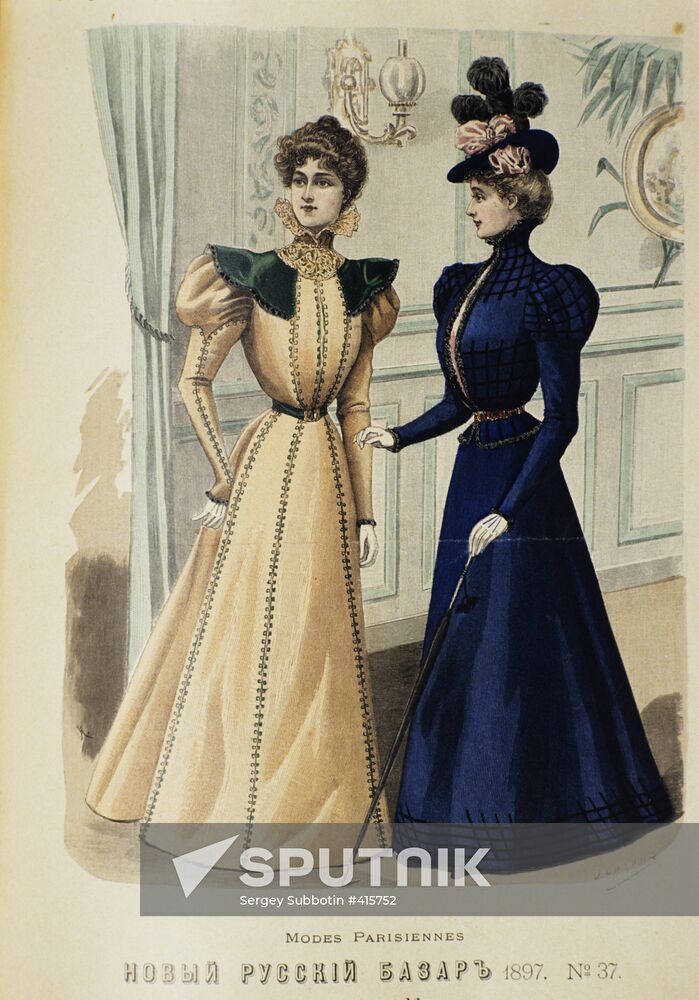 Late 19th - early 20th century fashion in Russia