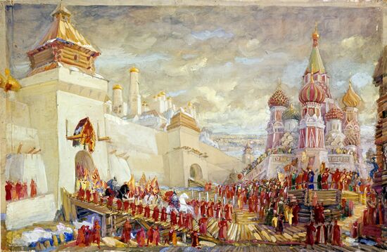 Decoration for Mikhail Glinka's opera "Ivan Susanin"